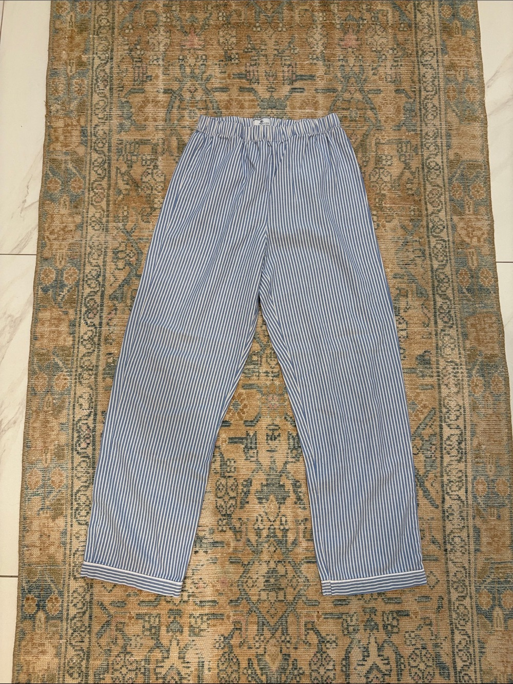 Blue Stripe boys pajama pants size 14